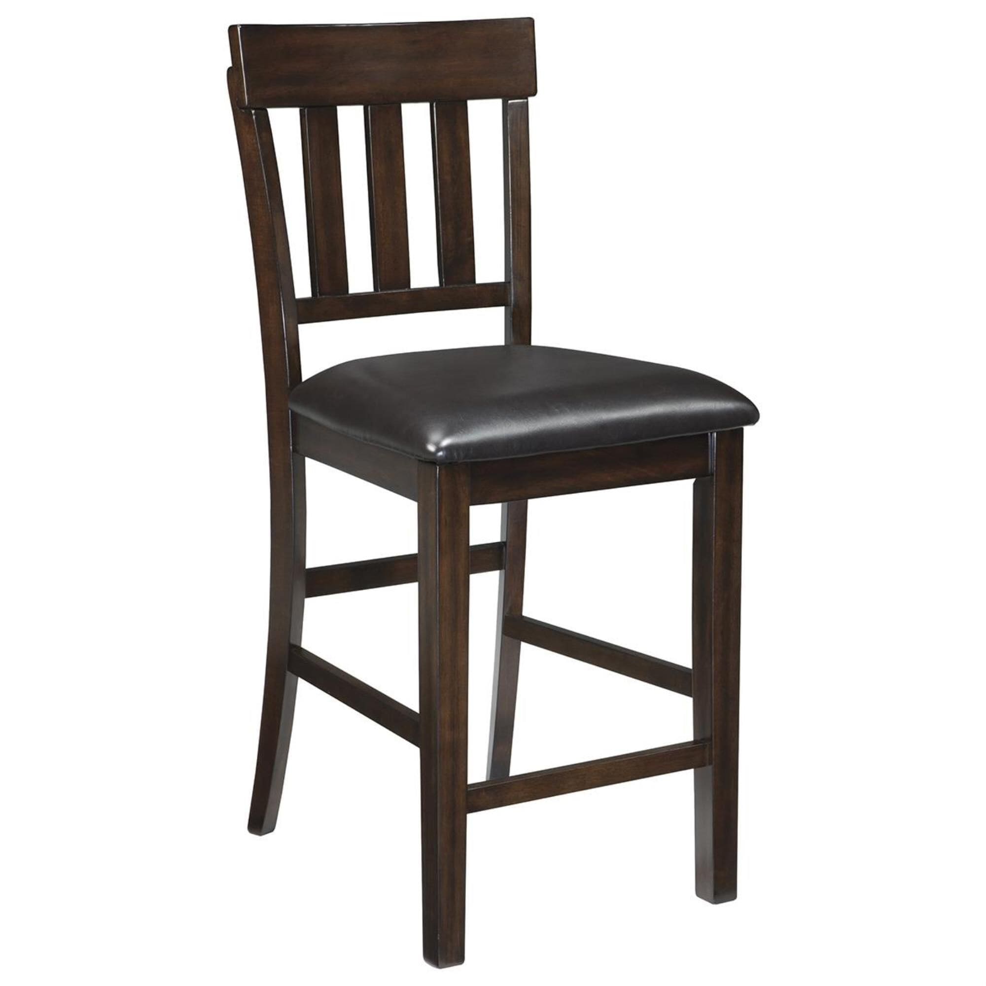 Signature Design by Ashley Haddigan 5 Piece Counter Height Dining Set in Dark Brown Nebraska Furniture Mart