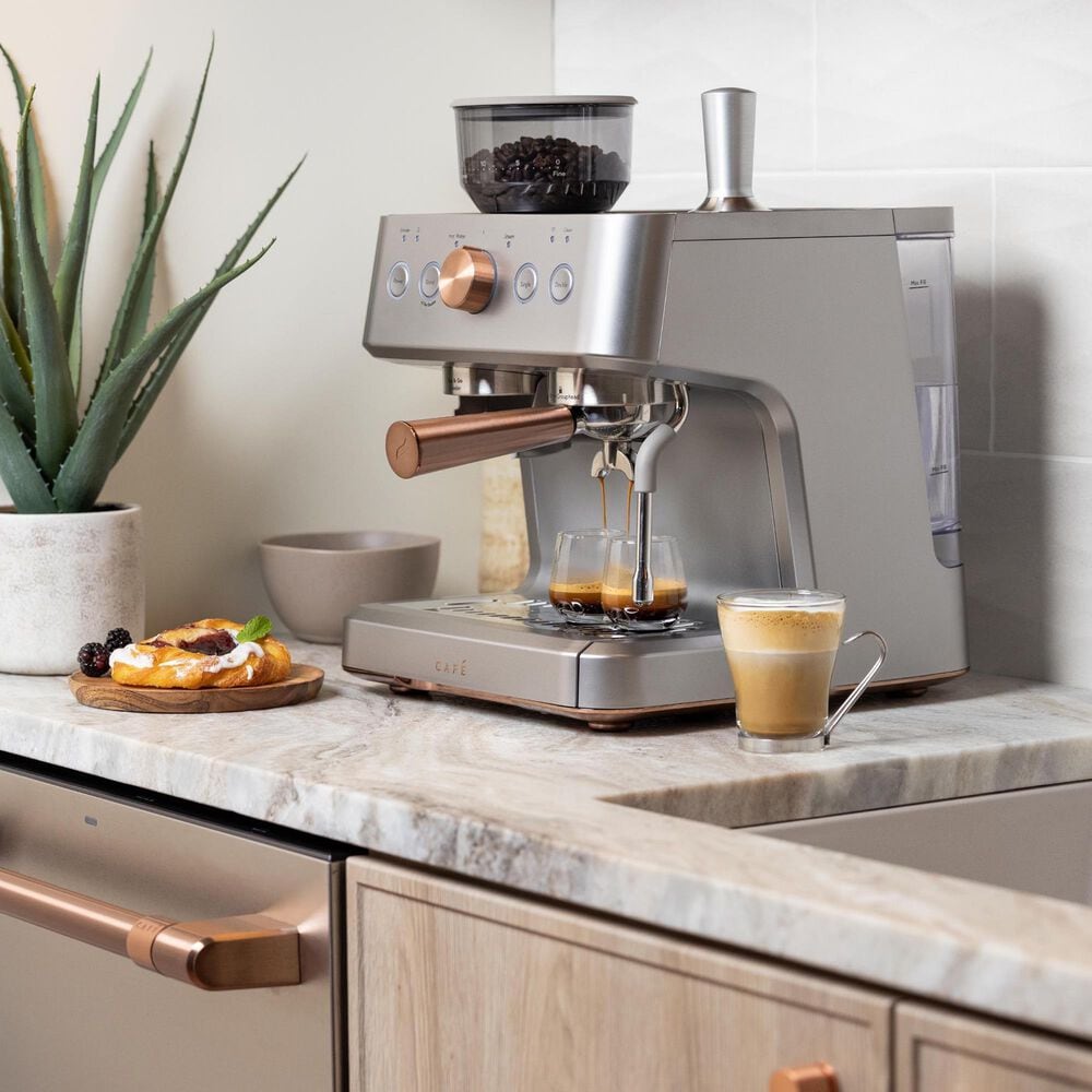 Cafe 2.8 L Bellissimo Espresso Machine in Stainless Steel, , large