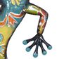 Maple and Jade 32" x 15" Lizard Outdoor Wall Decor in Yellow, Green and Blue, , large