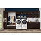 LG 7.4 Cu. Ft. Front Load Electric Dryer with TurboSteam in White, , large