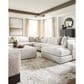 Ashley Ashbourne Estate Oversized Accent Ottoman in Snowstone, , large