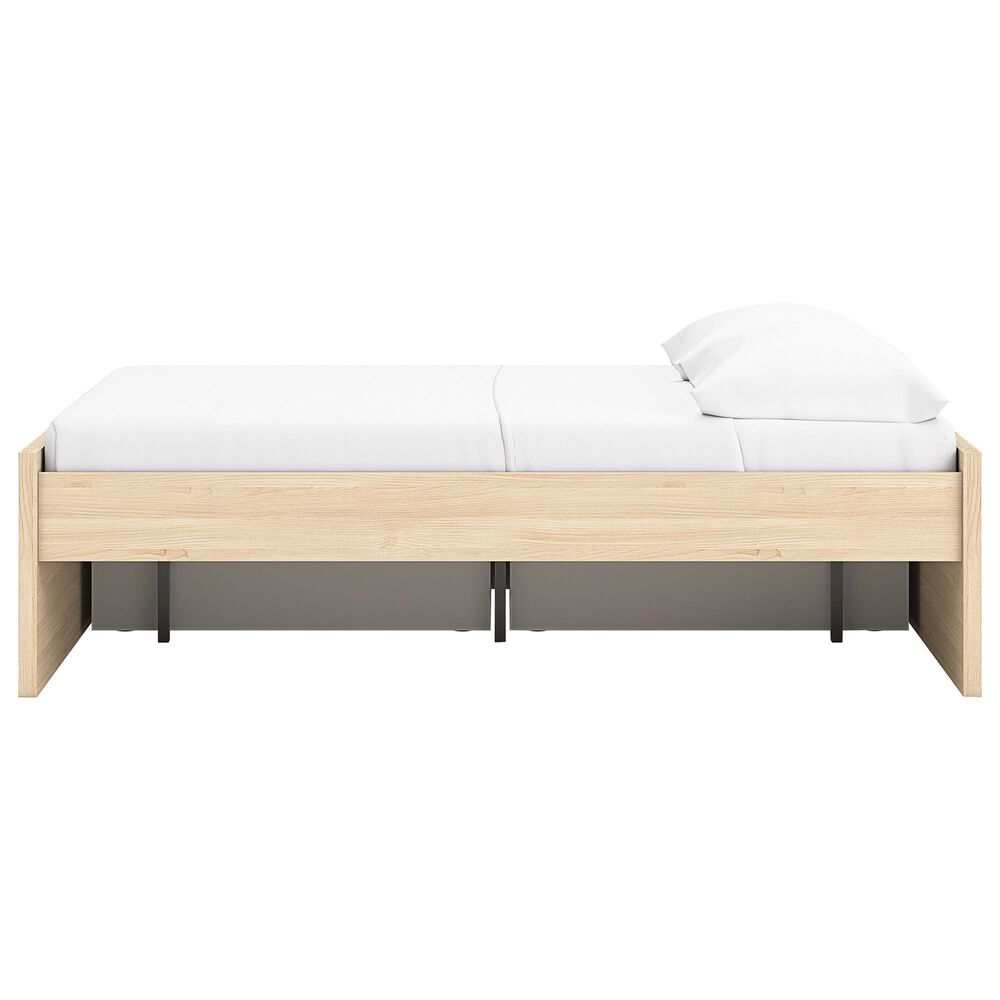 Ashley Onita Full Platform Bed with 1 Side Storage in Natural, , large