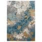 Karastan Tryst Nuvole 2"6" x 8" Grey and Blue Runner, , large