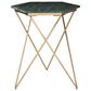 Ashley Engelton Accent Table in Antiqued Gold and Green, , large