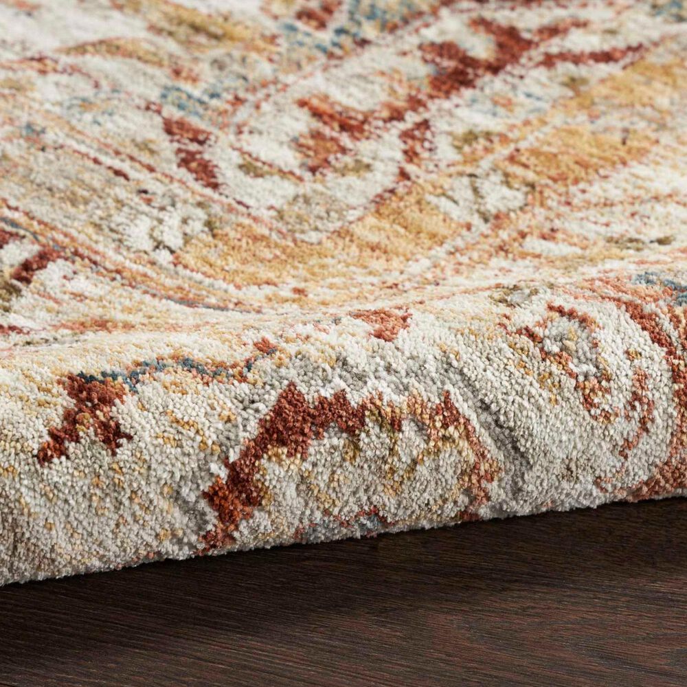 Nourison Sahar SHR02 7&#39;10&quot; x 10&#39;4&quot; Rust Area Rug, , large