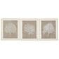 Ashley Hendridge 20" x 24" Wall Art in Taupe and White (Set of 3), , large