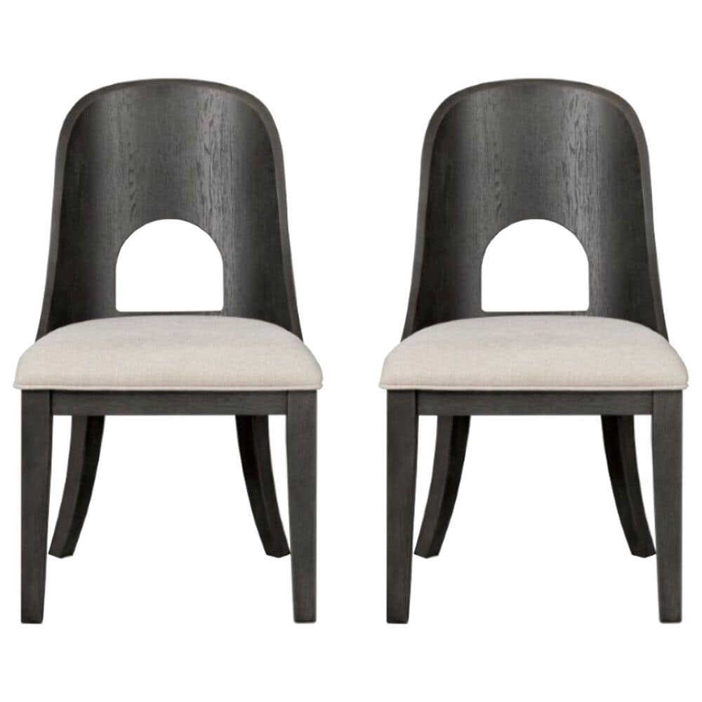 Furniture of America Sterling West Side Chair in Ash Gray (Set of 2), , large