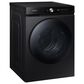 Samsung Bespoke 5.3 Cu. Ft. Front Load Washer and 7.6 Cu. Ft. Electric Dryer Laundry Pair with Stacking Kit in Brushed Black, , large