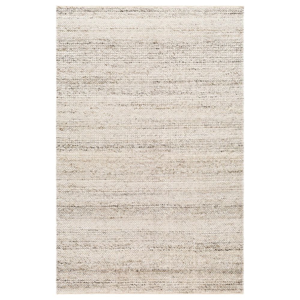 Surya Reika REK-2305 2" x 3" Light Gray, Charcoal, Black and Light Beige Area Rug, , large