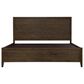 Hawthorne Furniture Norwich King Panel Bed with LED Lighting in Dark Rustic Oak, , large
