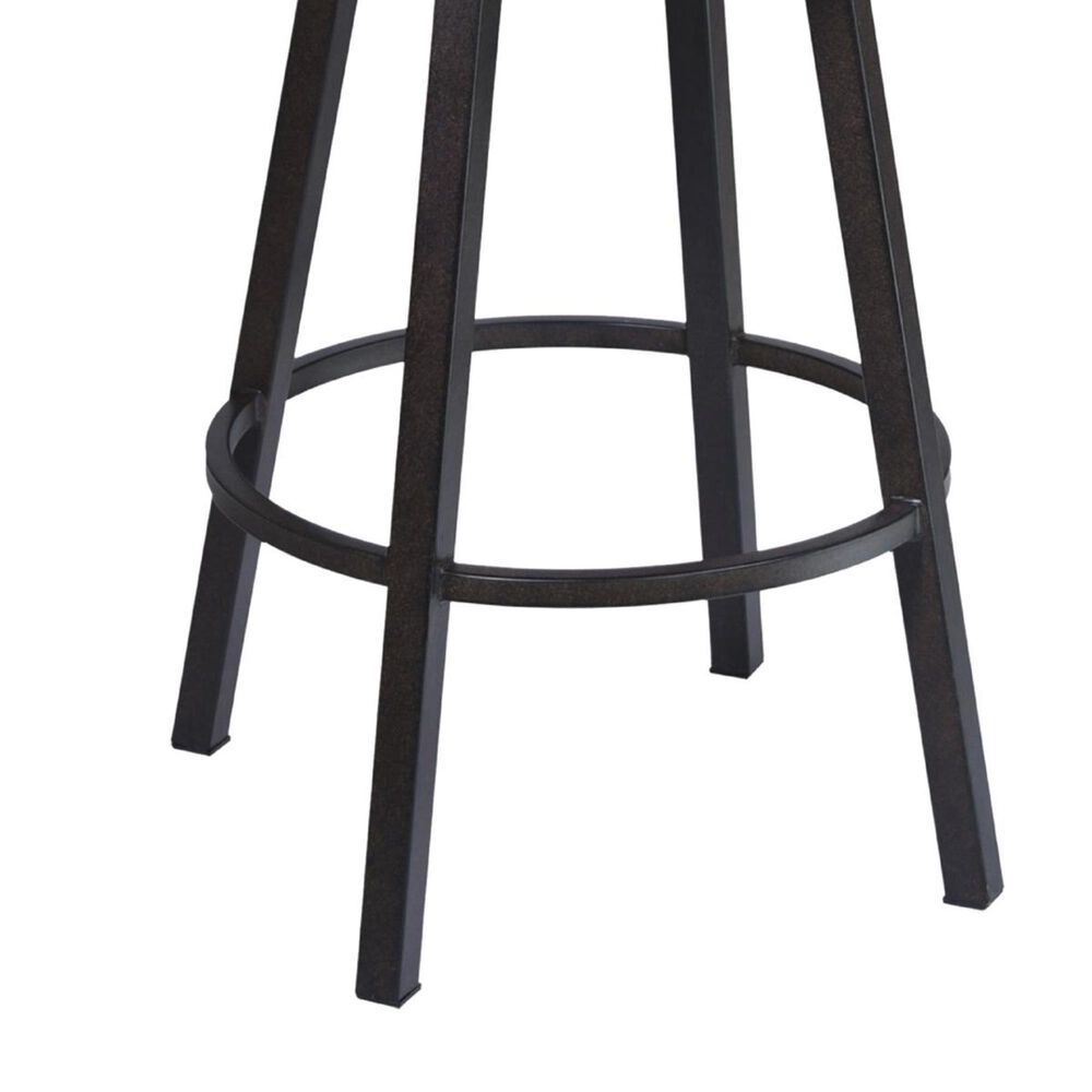 Blue River Madrid 26" Counter Stool with Brown Back and Seat in Auburn Bay, , large