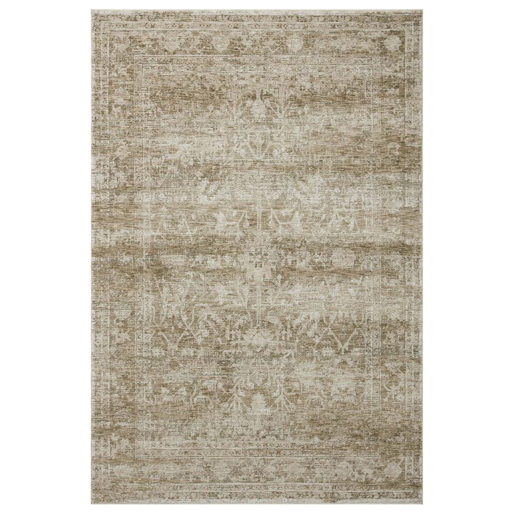 Amber Lewis x Loloi Honora Khaki and Beige 9"6" x 13" Area Rug, , large