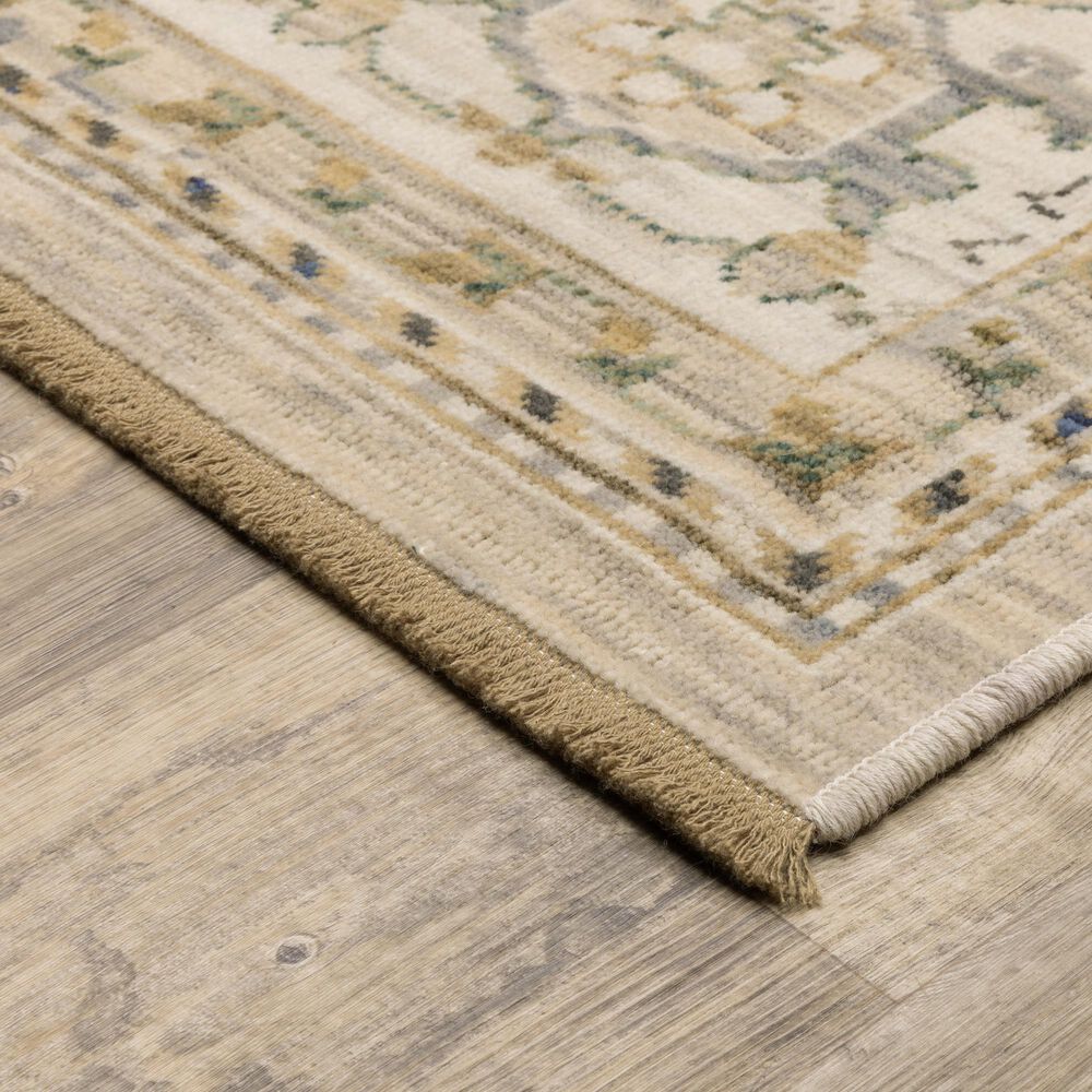 Oriental Weavers Acacia ACA07 Beige and Grey 2&#39; x 3&#39; Area Rug, , large