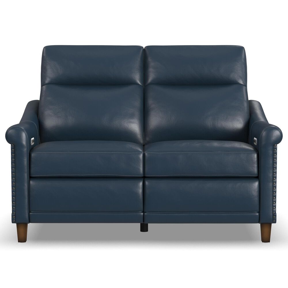 Flexsteel Elizabeth Power Loveseat with Headrest in Sea, , large