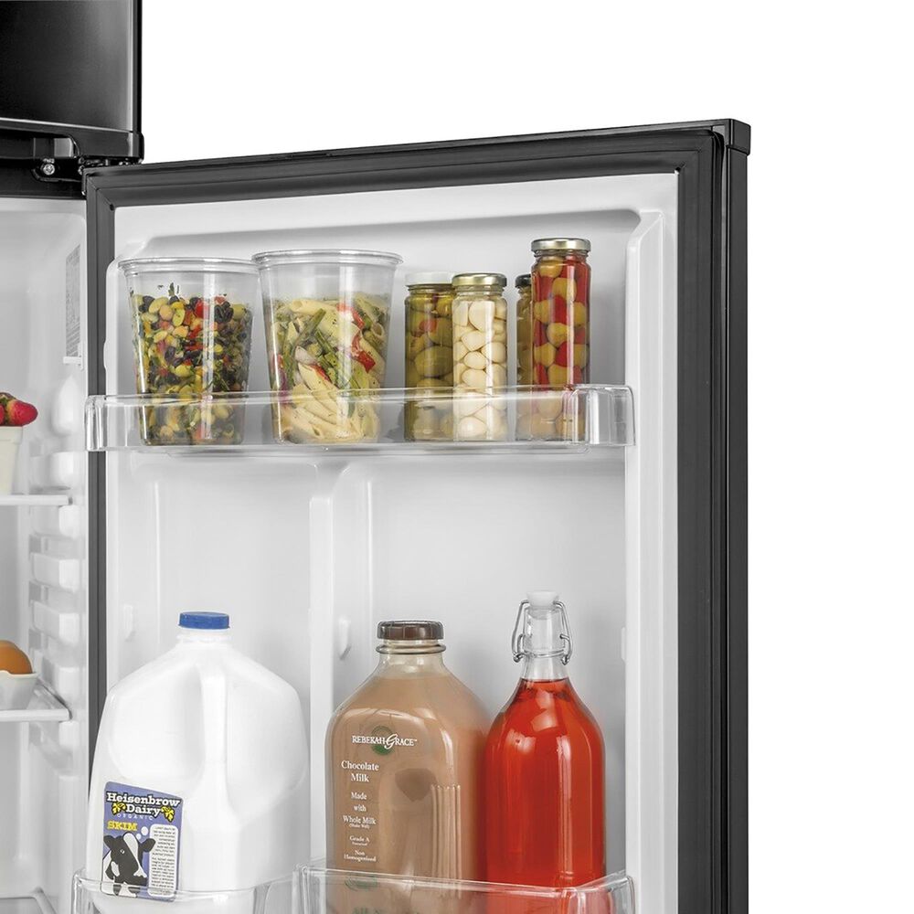 Haier 9.8 Cu. Ft. Top Freezer Refrigerator in Black, , large
