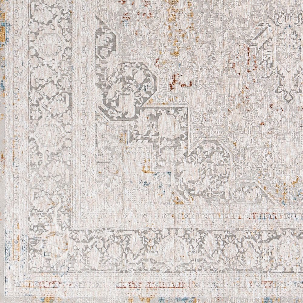 Surya Carmel 2&#39;7&quot; x 4&#39; Medium Gray and Taupe Area Rug, , large