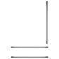 Monogram 30" Integrated Refer Minimalist Handle Kit in Stainless Steel, , large