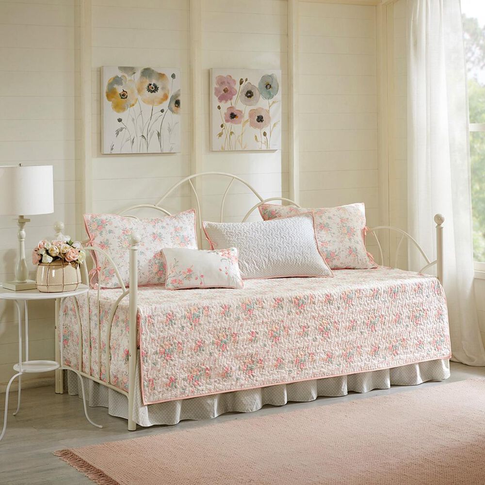 Hampton Park Serendipity 6-Piece Daybed Cover Set in Coral, , large
