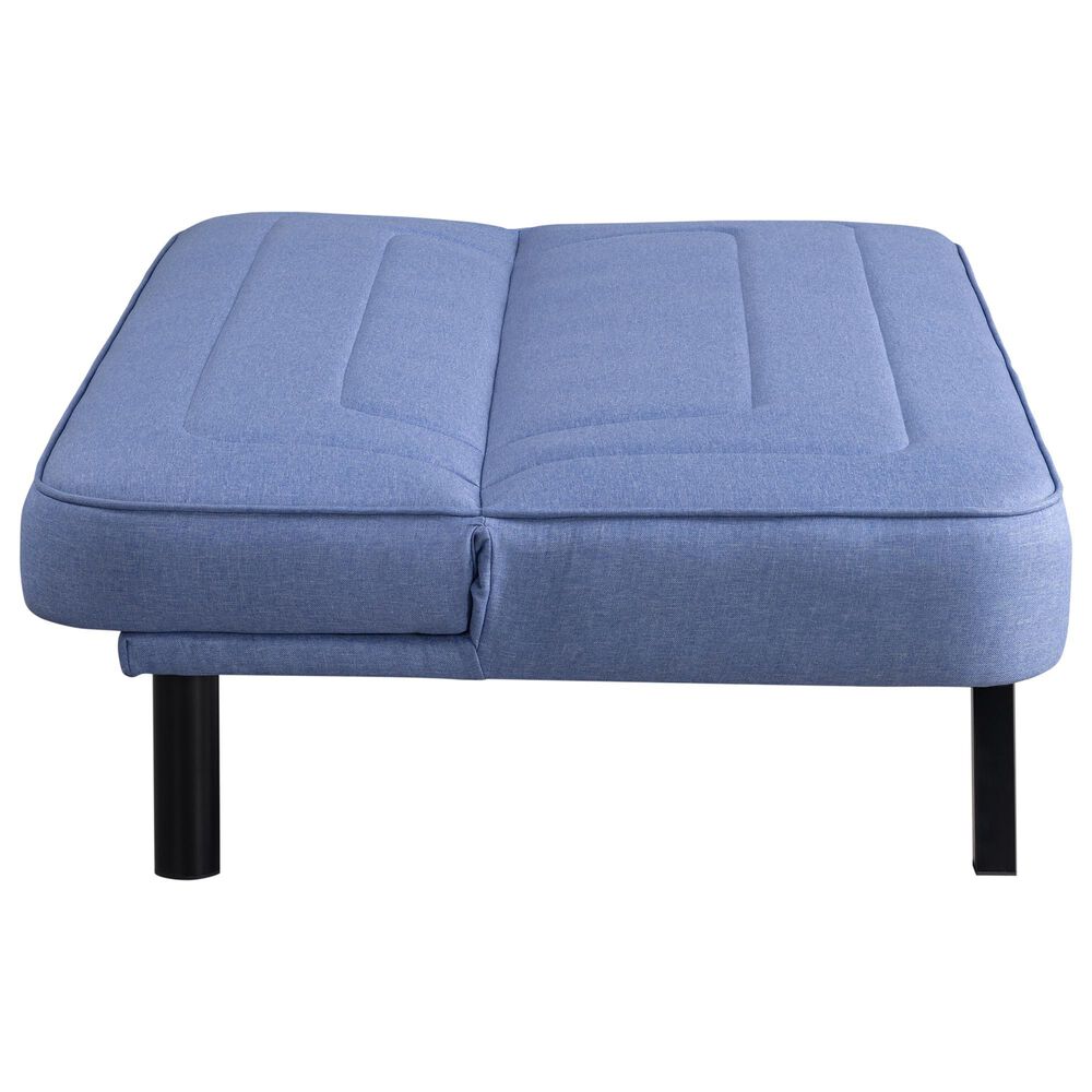 Lifestyle Solutions Frankie Convertible Sofa in Blue, , large