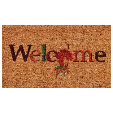 Callaway Fall Beauty  1"5" x 2"5" Natural Door Mat, , large