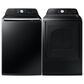 Samsung 4.7 Cu. Ft. Smart Top Load Washer and 7.4 Cu. Ft. Electric Dryer Laundry Pair in Brushed Black, , large