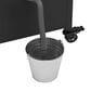 HOMLUX 55.5" Outdoor Kitchen Island with Sink in Black and Stainless Steel, , large