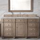 James Martin Vanities Bristol 60" Single Bathroom Vanity in Whitewashed Walnut with 3 cm Eternal Jasmine Pearl Silestone Top, Rectangular Sink and FreePower Wireless Charger, , large