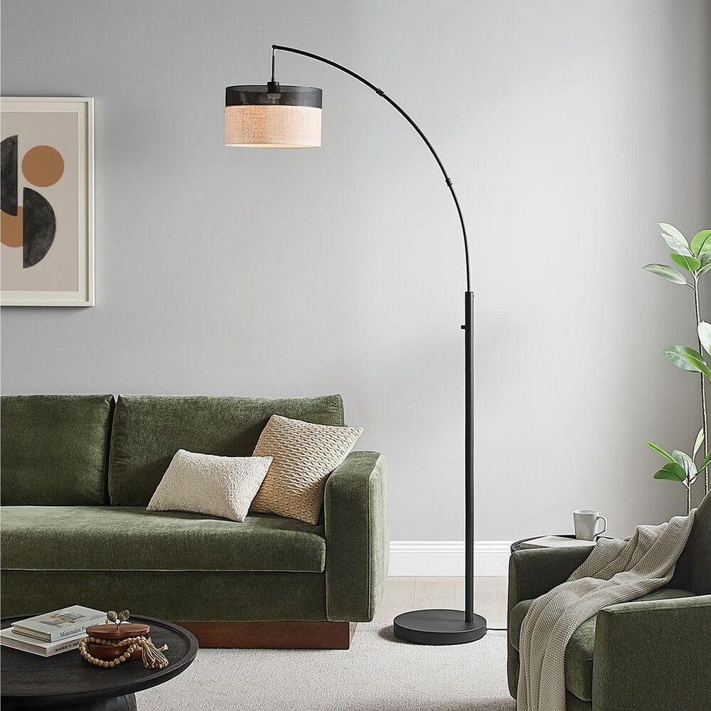 Lite Source Arch Floor Lamp in Black, , large