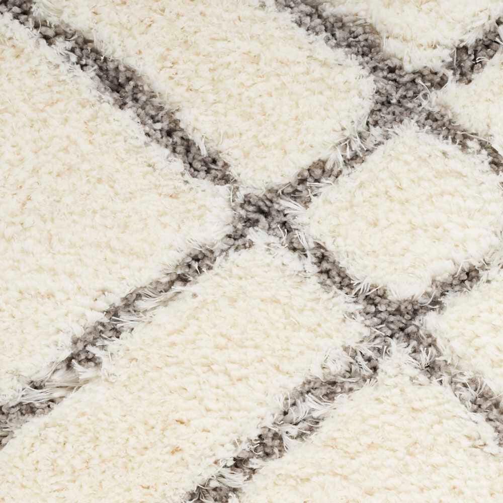 Nourison Dreamy Shag Geometric 7&#39;10&quot; x 9&#39;10&quot; Ivory Area Rug, , large