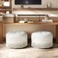 Jennifer Taylor Home Yolanda Standard Ottoman in Almond White and Ivory, , large