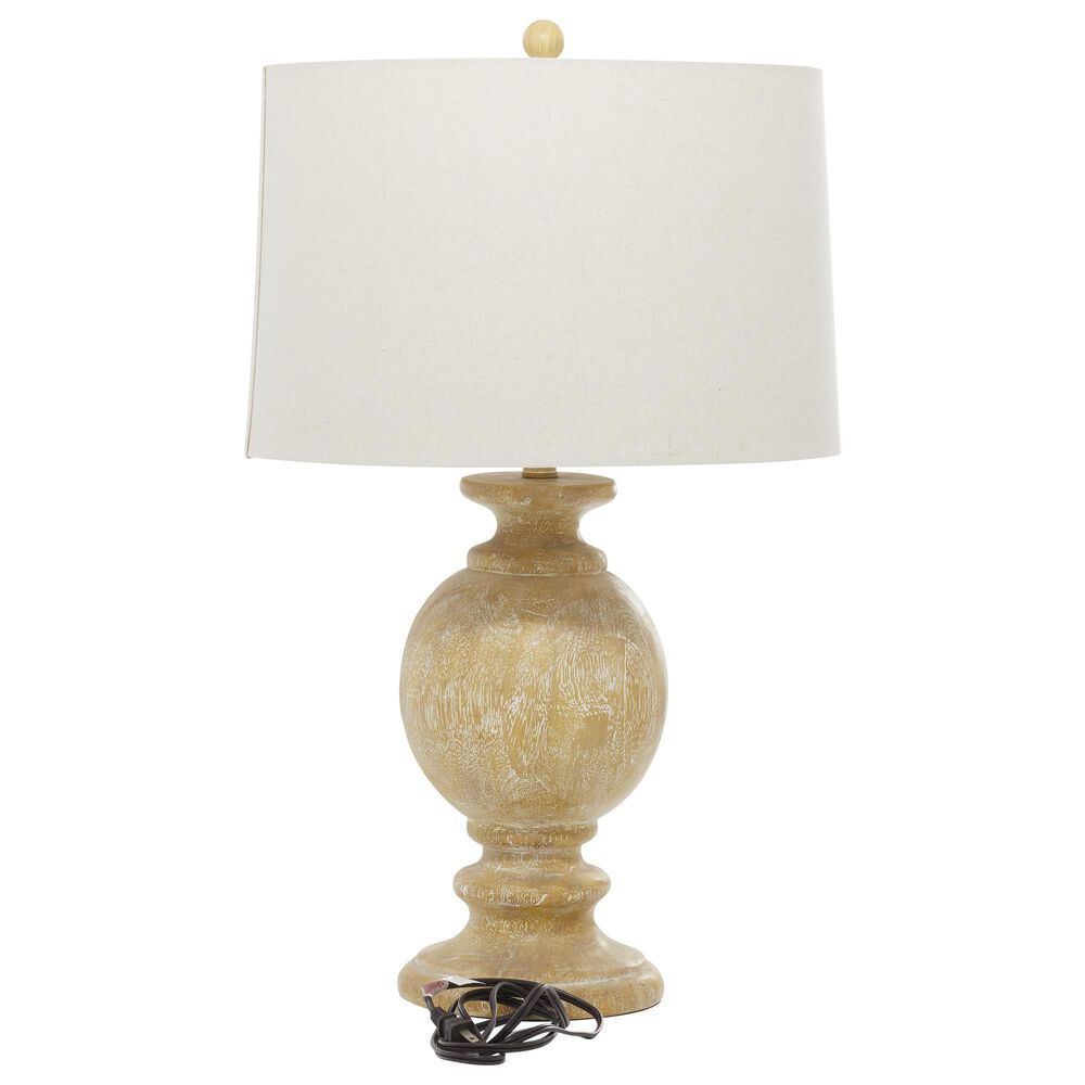 Maple and Jade 8&quot; x 28&quot; Table Lamp in Beige &#40;Set of 2&#41;, , large
