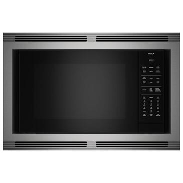 Wolf 30" Convection Microwave Trim Kit in Stainless Steel, , large