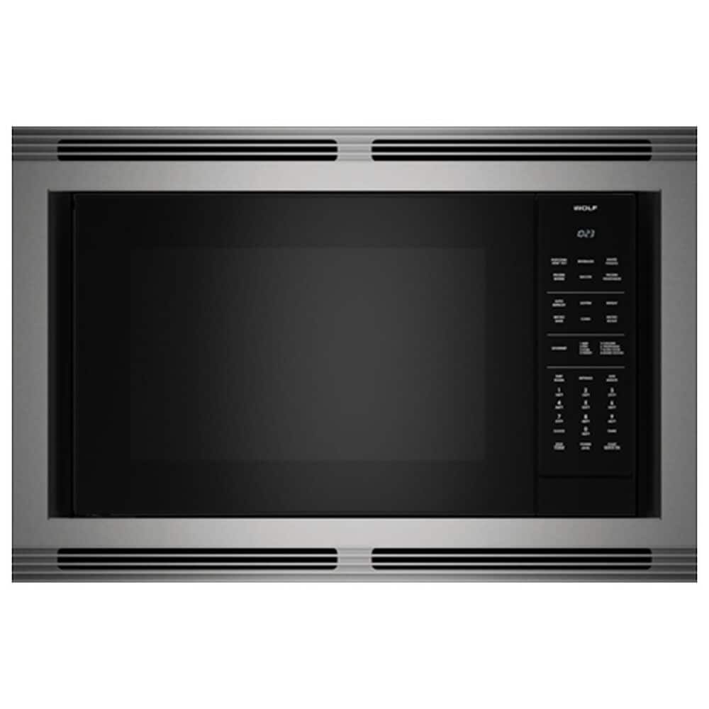 Wolf 30" Convection Microwave Trim Kit in Stainless Steel, , large