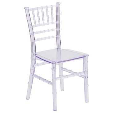 Flash Furniture Hercules Kids Chiavari Chair in Transparent Crystal, , large