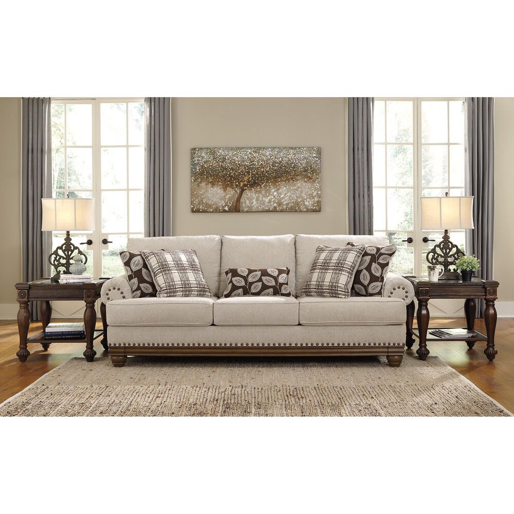 Ashley Harleson Stationary Sofa in Wheat, , large