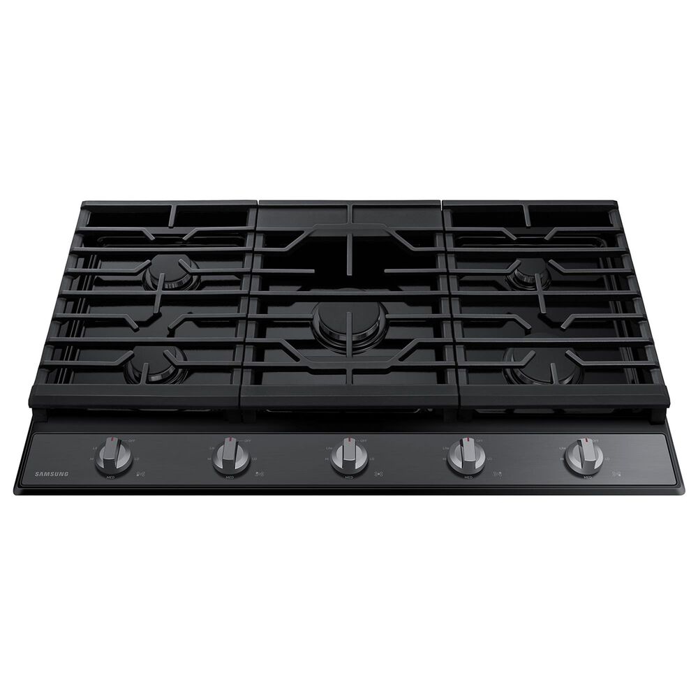 Samsung 36&quot; Gas Cooktop 5 Burner in Black Stainless Steel, , large