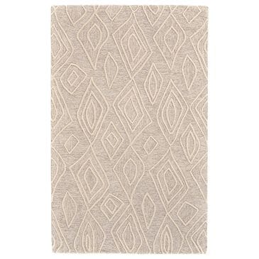 Feizy Rugs Enzo 8738F 2" x 3" Ivory and Natural Area Rug, , large