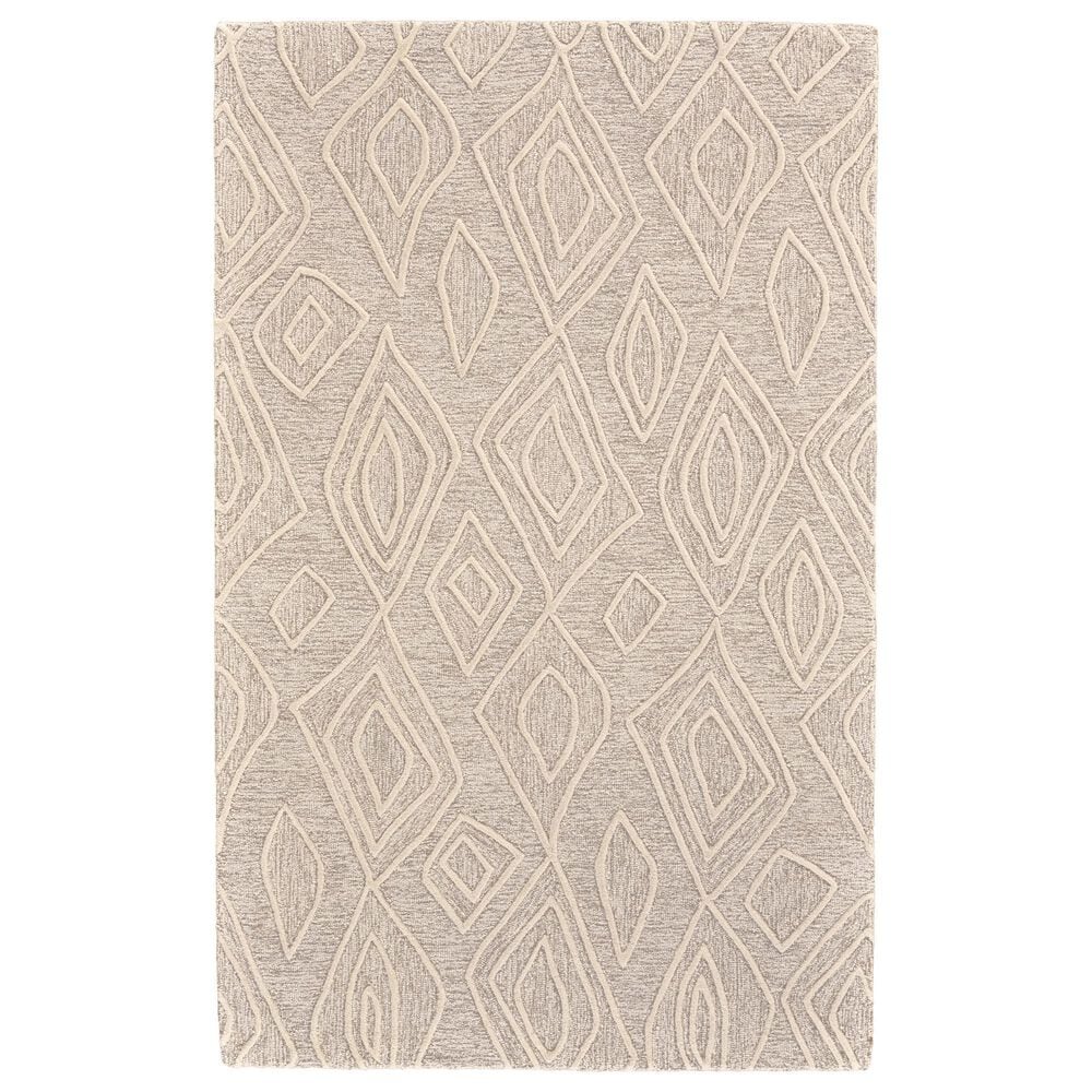 Feizy Enzo 8738F 2" x 3" Ivory and Natural Area Rug, , large