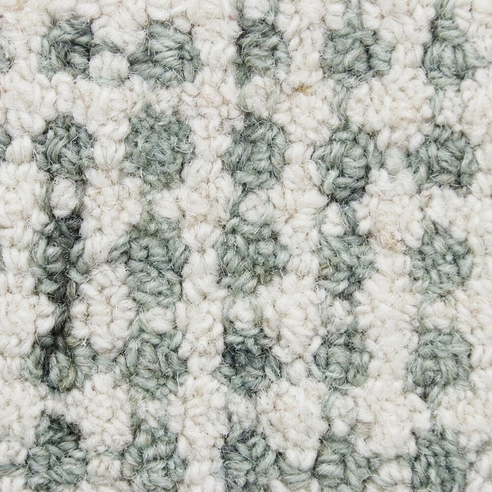 L&amp;R Resources Criss Cross Green 8&#39; Round Area Rug, , large