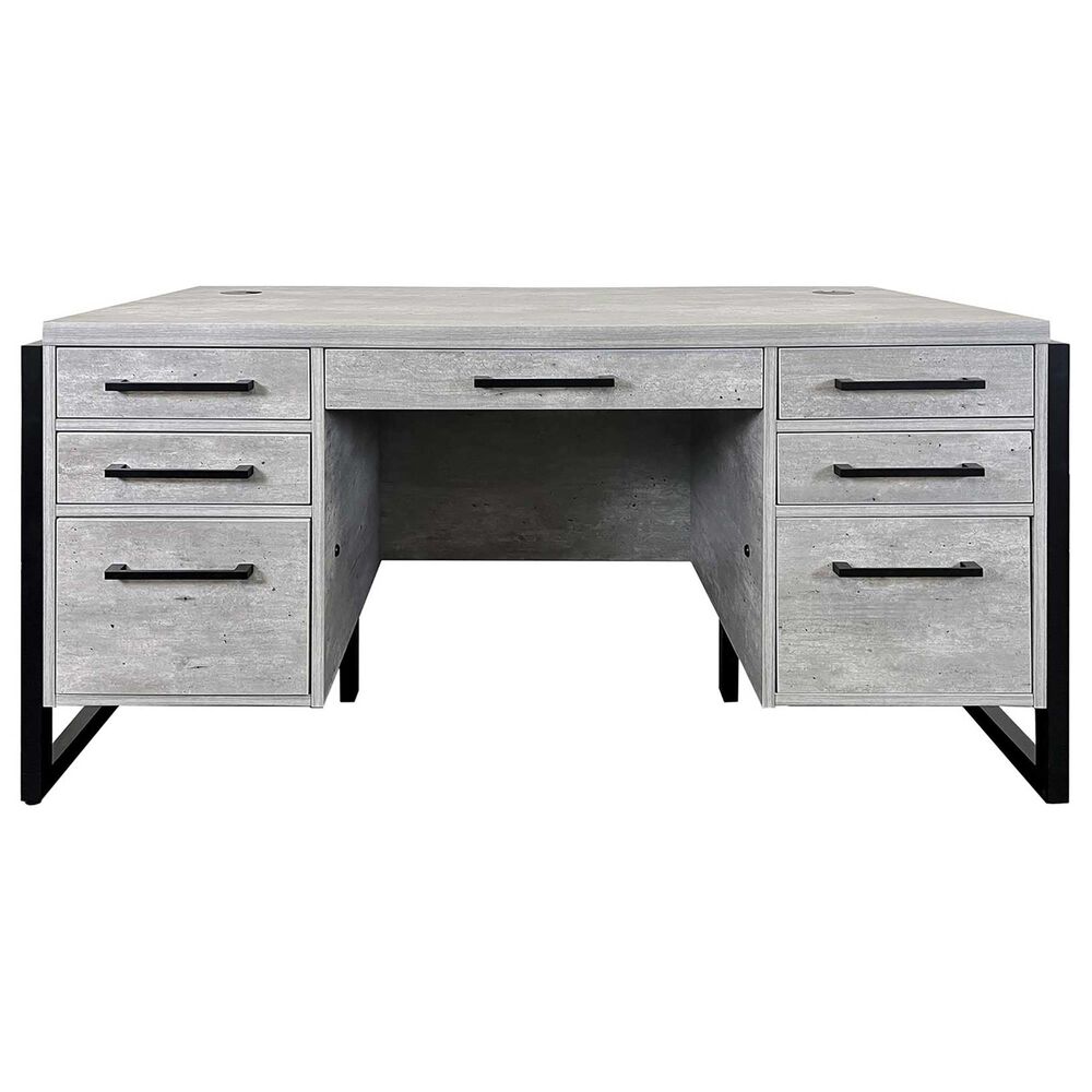 Wycliff Bay Mason Writing Desk in Black and Gray, , large