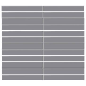Dal-Tile Color Wheel Suede Gray 12"" X 10"" Ceramic Mosaic Sheet, , large