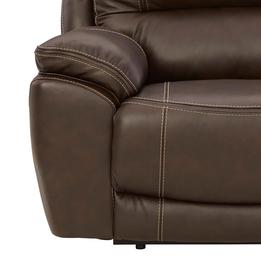Ashley Dunleith 6-Piece Power Reclining Curved Sectional in Chocolate, , large