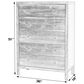 Butler Specialty Company Nora 5-Drawer Tall Dresser in Light Blue, , large