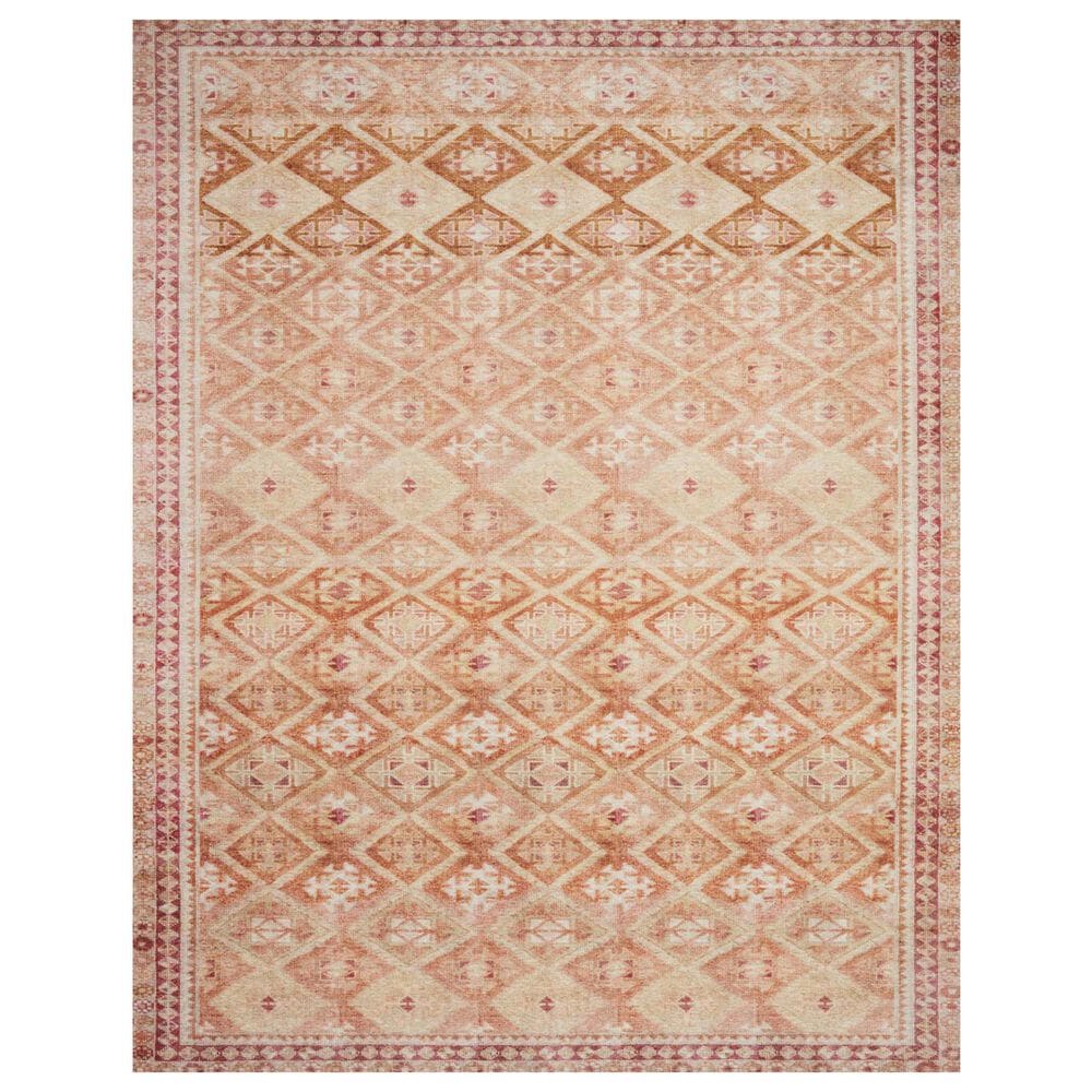 Loloi II Layla 9" x 12" Natural and Spice Area Rug, , large