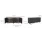 Moe"s Home Collection Brolio Sideboard in Charcoal Grey and Black, , large