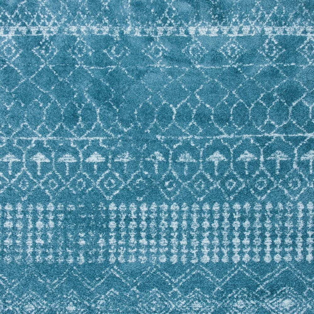 Safavieh Tulum 9&#39; x 12&#39; Turquoise and Blue Area Rug, , large