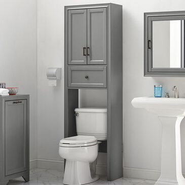 Crosley Furniture Tara Space Saver Cabinet in Grey, , large