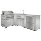 Thor Kitchen Outdoor Kitchen Corner Cabinet in Stainless Steel, , large