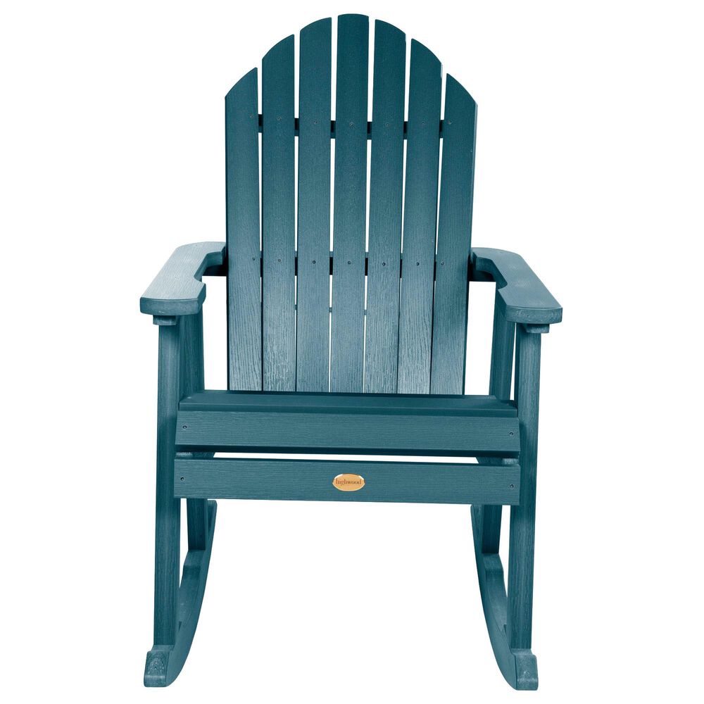 Highwood USA Hamilton Patio Rocking Chair in Nantucket Blue NFM