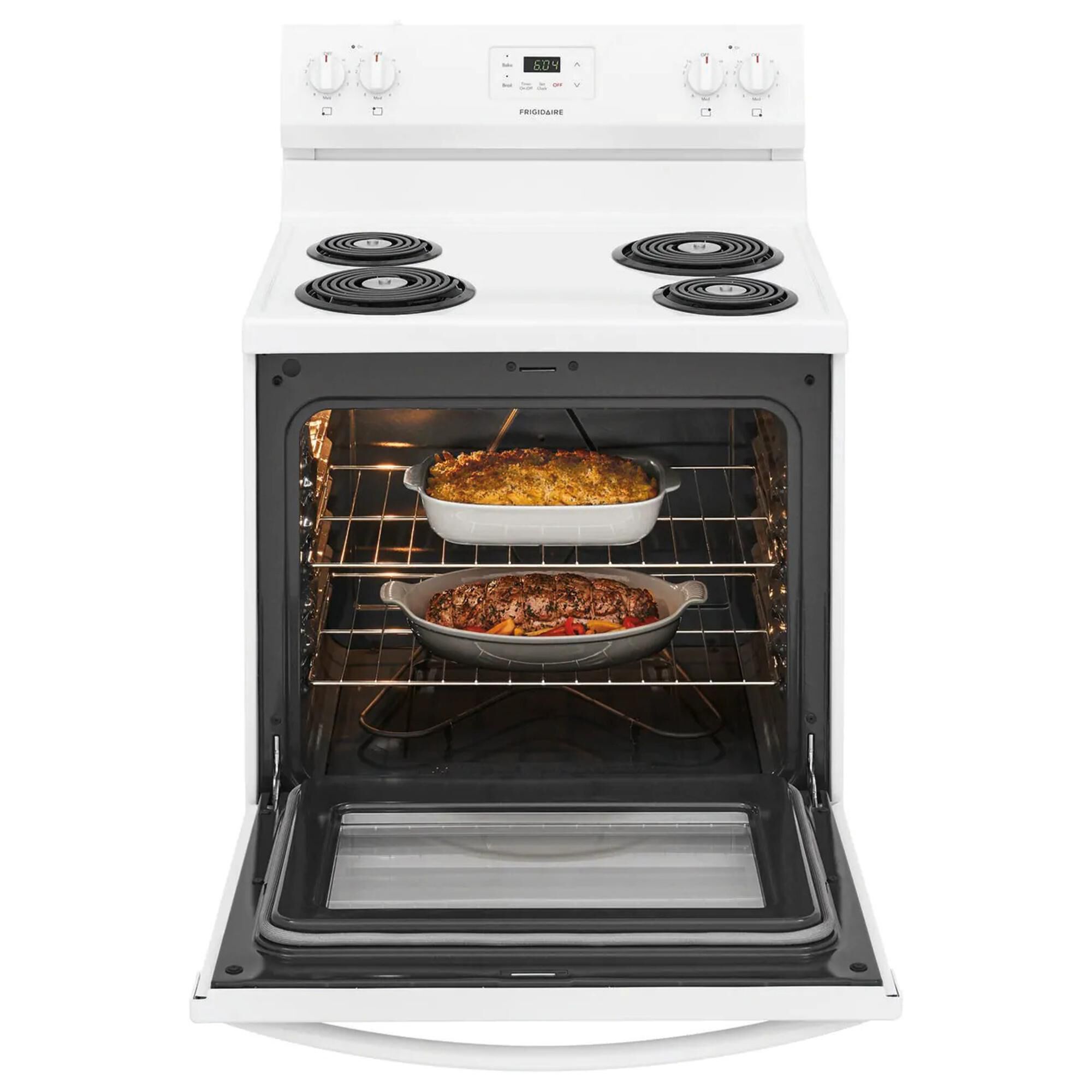 coil top stove with convection oven